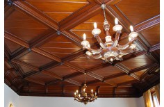 деревянный потолок